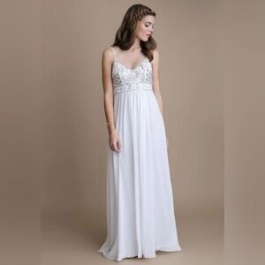 Sue Wong Sleeveless Beaded Long Dress size 10